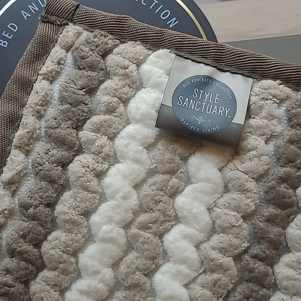 Style Sanctuary 2pc Bath Rug Set